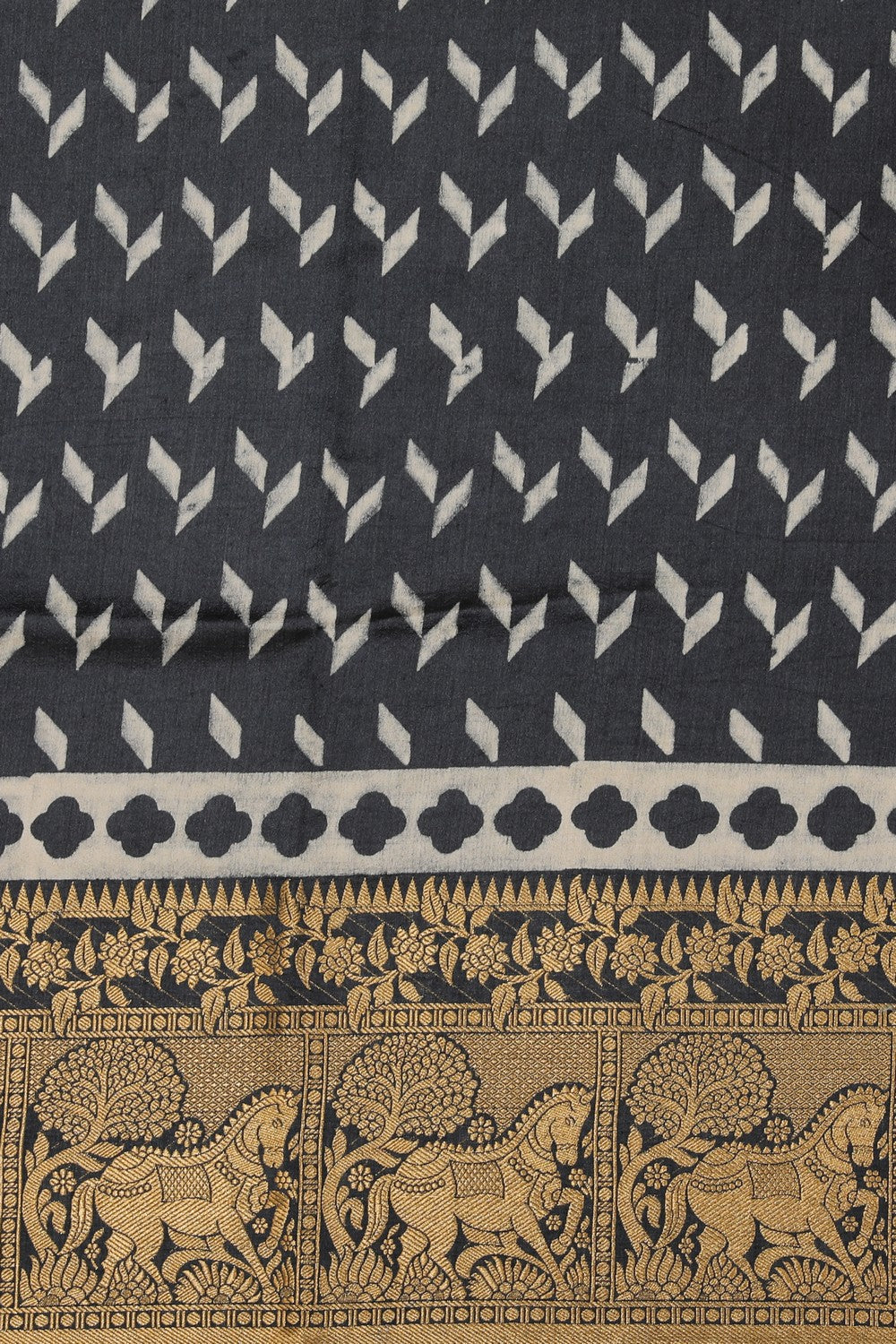 Image of Bagru Block Printed Saree